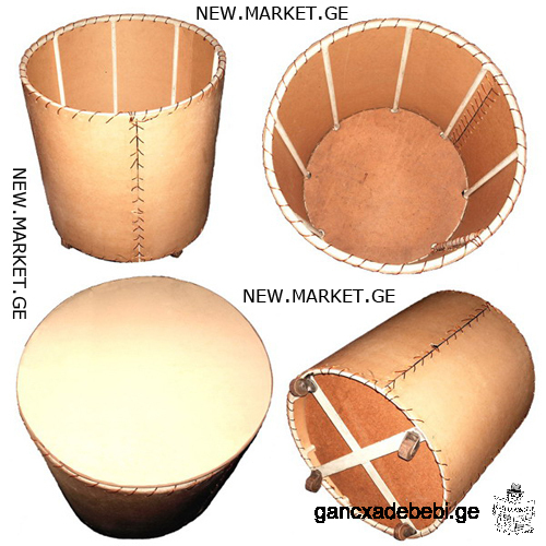 Round box with cover on rollers for Sale