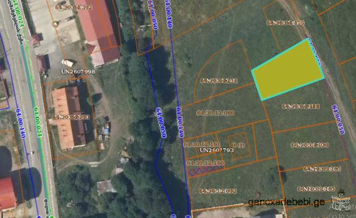 Selling land in Bakuriani, Didveli 55 000$/ 642 m2