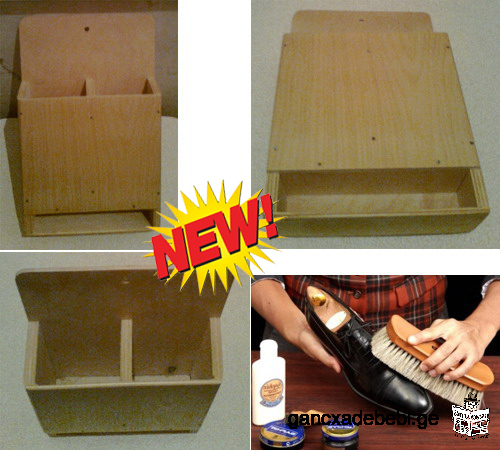 Small wooden shelf for shoe accessories for Sale, absolutely new New. Three (3) set / three (3) sets