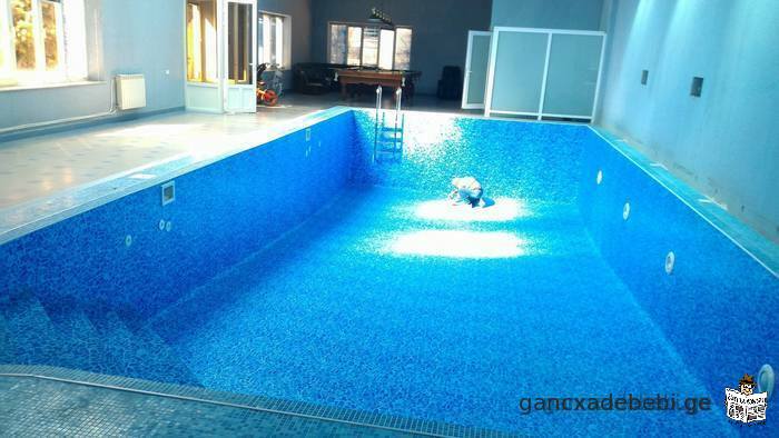 Swimming pool and Jacuzzi structuring, concrete works and detailed design.