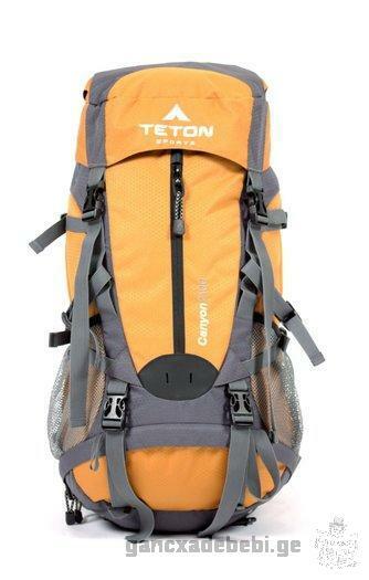 TETON Sports Canyon 2100 Canyoneering Internal Frame Backpack (25.5"x 13"x 11.5", Orange)