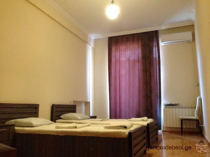 The apartment is located in Rustaveli avenue, a cozy and protected place.