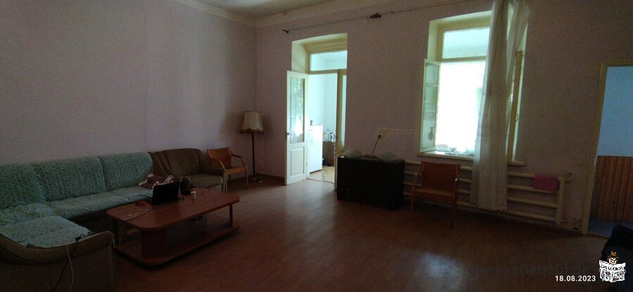 The owner is selling an apartment with a plot in Borjomi in the Likani area not far from the river.