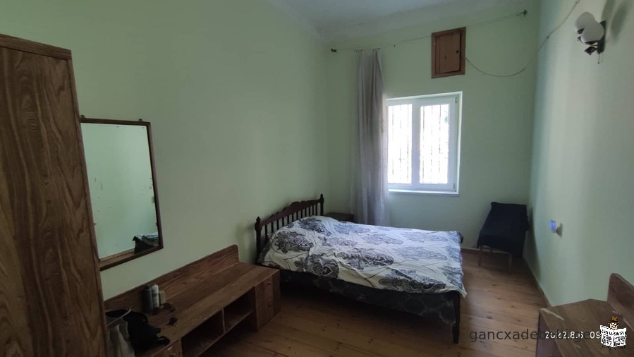 The owner is selling an apartment with a plot in Borjomi in the Likani area not far from the river.