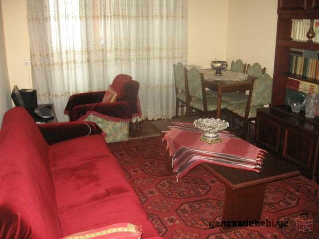 Three-room furnished apartment for rent in near the sea