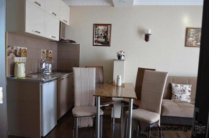We lease the apartment in Orbi Residence hotel complex overlooking the sea and mountains