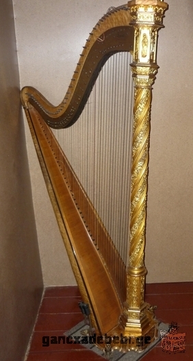 for sale ! 19th century musical instrument, "erard's" HARP "gothica" (593 94 57 01; 555 310 512)