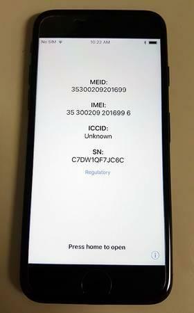 iPhone 8 - 64GB Space Gray Locked Model #A1863 selling AS-IS
