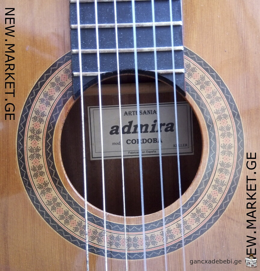 rare original Spanish classical guitar Admira Cordoba Fabricado Espana vintage classic guitar Spain