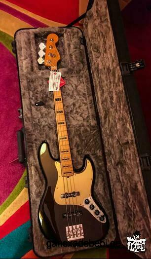 ახალი Fender USA Ultra Jazz Bass Texas Tea 2020