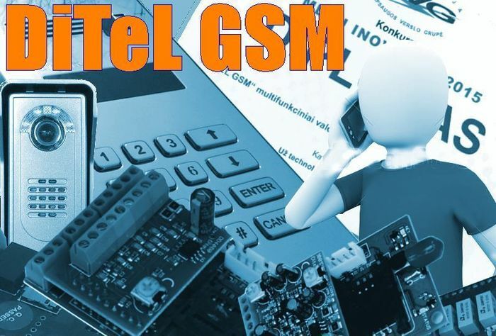 გაყიდვა კარის GSM დისტანციური მართვის მოდული DITEL - GSM Gate.