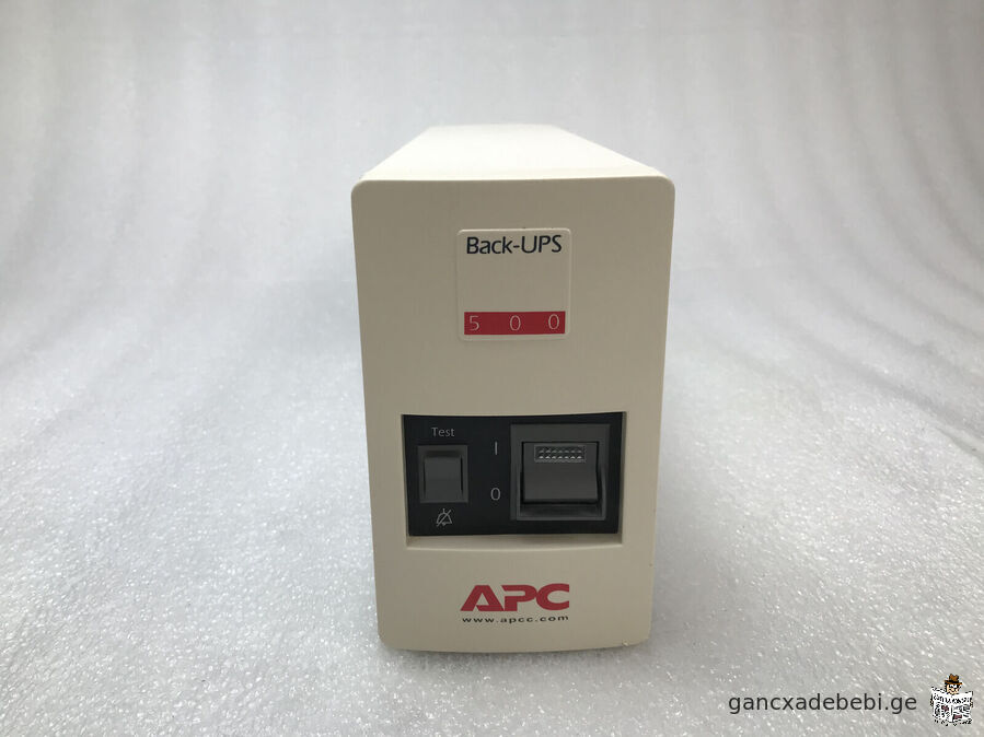 იუპიესი უპიესი უწყვეტი კვების წყარო original UPS APC Back-UPS 500 VA uninterruptible power supply