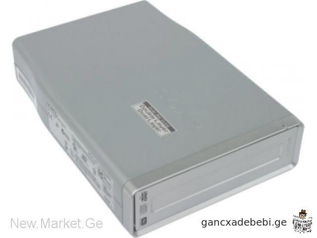 ორიგინალი Sony ფირმის პროფესიონალური პორტატული CD - DVD RW ჩამწერი რევრაიტერი, გარე, იუესბი / USB