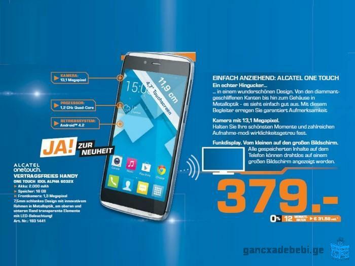სასწრაფოდ იყიდება Alcatel One Touch Idol Alpha 6032X