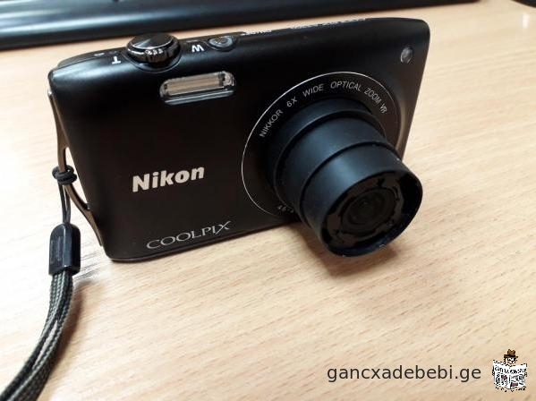 ციფრული ფოტოკამერა NIKON COOLPIX S3100