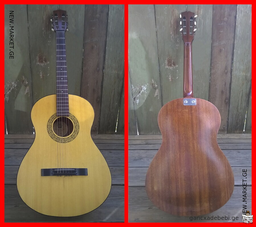 ხარისხიანი ორიგინალი იტალიური 6სიმიანი გიტარა original Italian guitar Melody Guitars ITALY Model 325