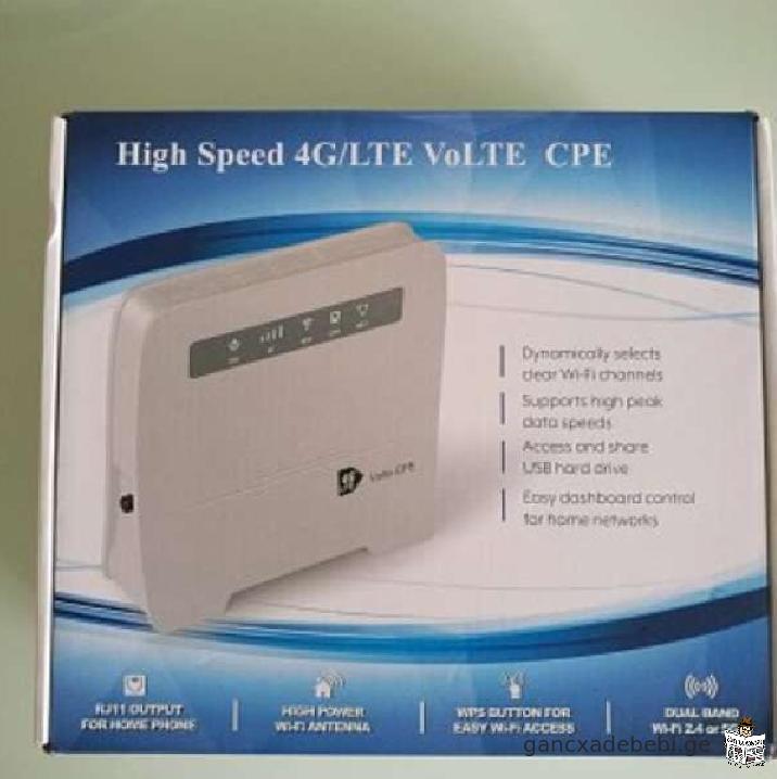 4G LTE CPE Wi-Fi როუტერი B935