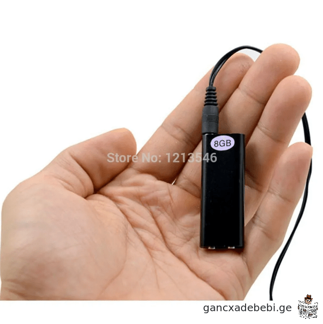 4GB პროფესიონალური ხმის ჩამწერი აუდიო მინი დიქტოფონი+ MP3 პლეერი+ USB ფლეშ დრაივი