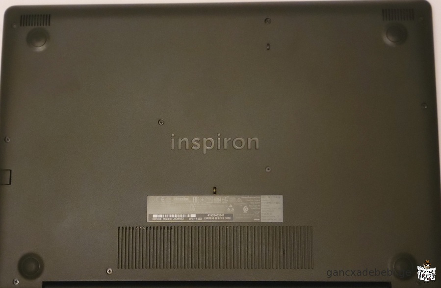 Dell Inspiron 3593 15.6", 8GB/1TB, i5-1035G1, UHD Graphics G1, W11H, ახალივით, 4 ბირთვიანი