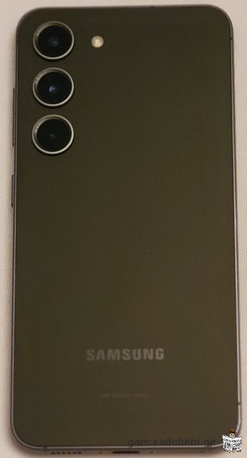 Samsung S23 5G 8GB/128GB (USA), შავი, ახალივით