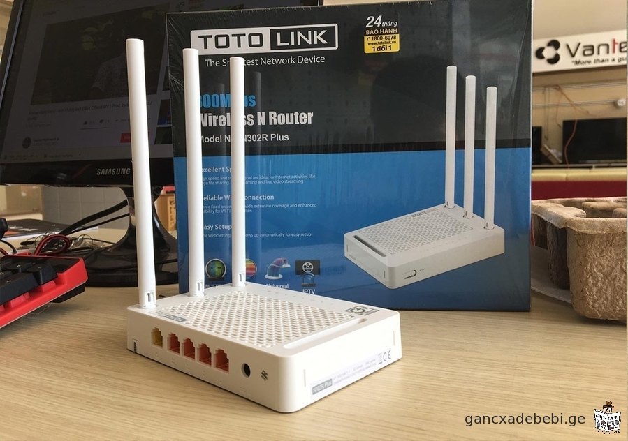 Wi-Fi Router TOTOLINK N302R PLUS V.3 802.11n 300Mbps