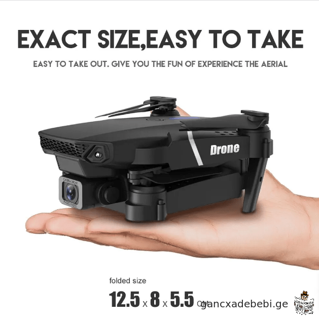 2024 E88Pro RC droni 4K profesionali 1080P farTo kuTxiT HD kameriT dasakeci