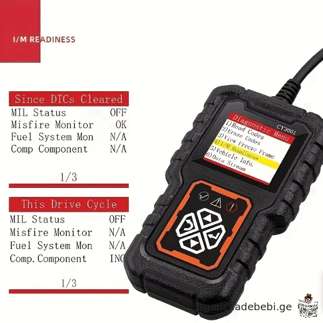 2024 OBDII skaneri manqanis diagnostikuri xelsawyo 3001 OBD2