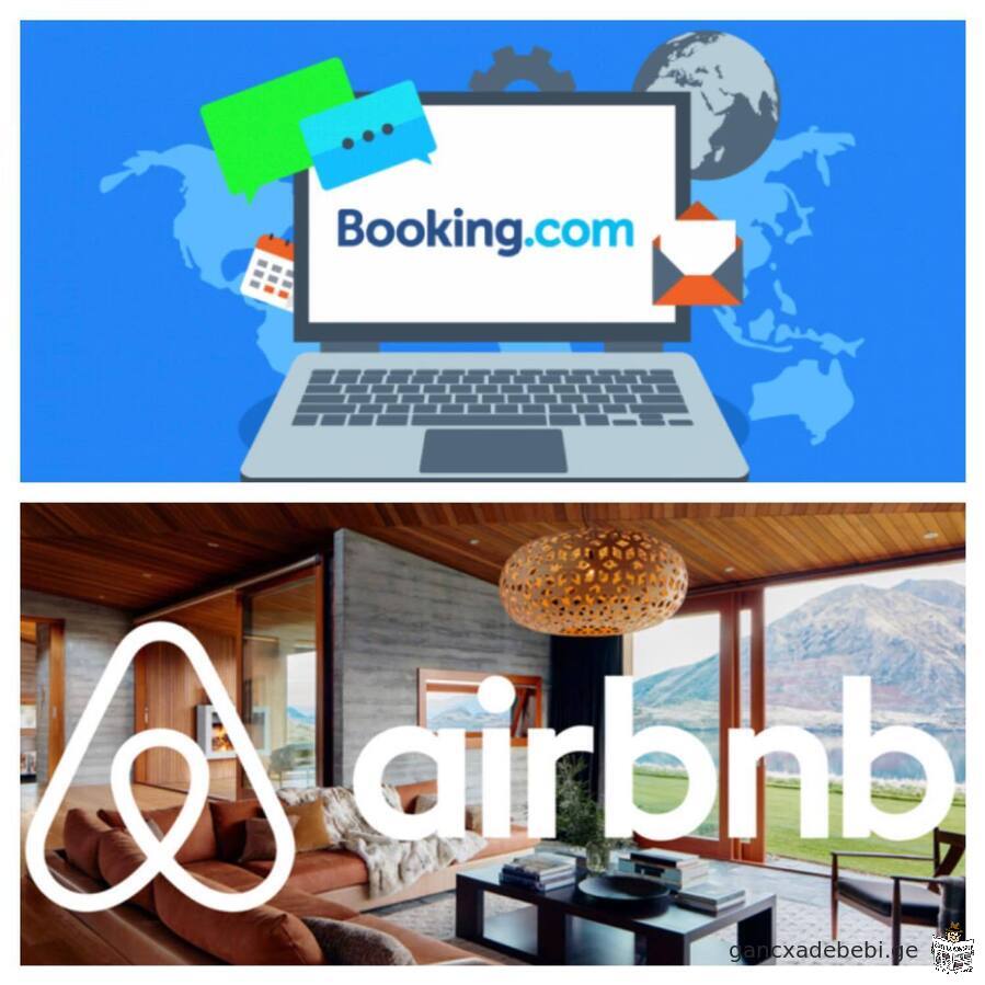 Booking.com; Airbnb.com-ze registracia
