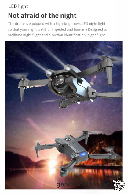 profesionaluri droni K9 4K HD ormagi kameriT