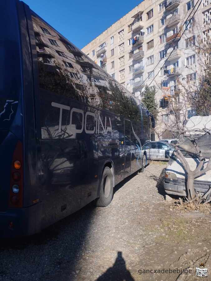 qiravdeba avtobusebi turistul kompaniebze da skolebze