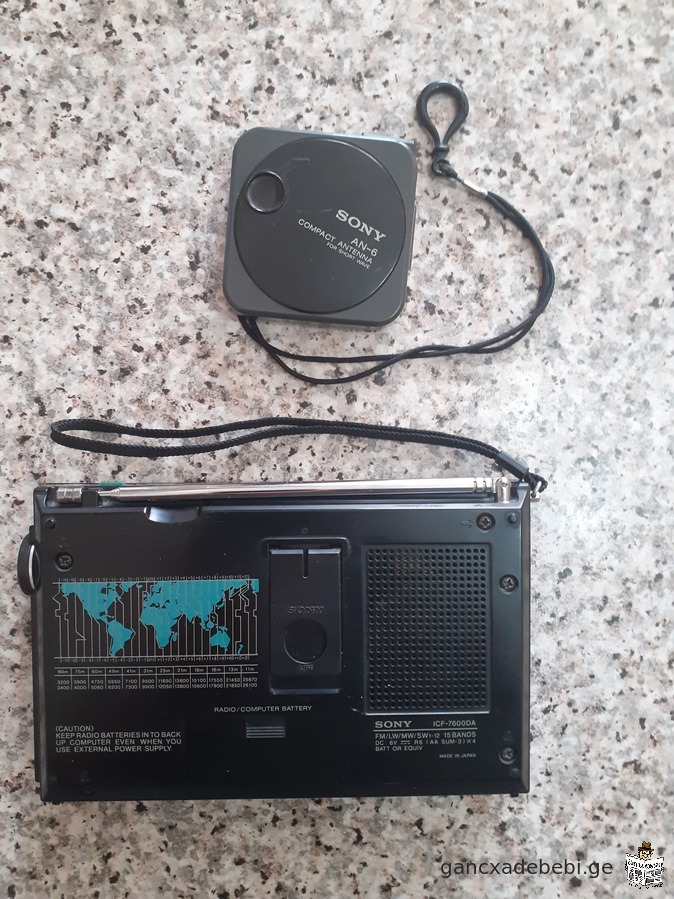 vyidi vintaJuri radio mimRebi "SONY ICF-7600DA" TbilisSi