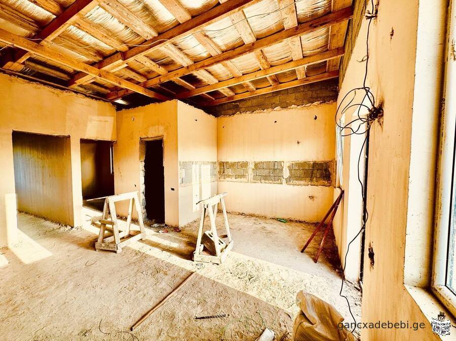 Продается 3-комнатный частный дом на ферме Варкетилио в Тбилиси, в новом районе.