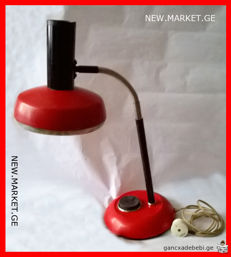 профессиональная оригинальная настольная лампа ночник светильник винтаж СССР USSR Soviet Union SU